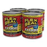 Flex Seal Products® Flex Seal Liquid Flood Protection, 28 oz Can, Dries Yellow, 4/Carton (FSGRLSYELR32) Case of 4