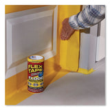 Flex Seal Products® Flex Tape Removable Rubberized Waterproof Flood Protection Tape, 7.5" x 20 ft, Yellow, 3/Carton (FSGRTSYELR0820) Case of 3