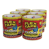 Flex Seal Products® Flex Tape Removable Rubberized Waterproof Flood Protection Tape, 3.75" x 20 ft, Yellow, 6/Carton (FSGRTSYELR0420) Case of 6