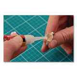 Flex Seal Products® Flex Super Glue, Precision Tip, Gel, 0.1 oz, Dries Clear, 2/Pack, 8/Carton (FSGSGGEL2X3) Case of 8