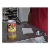 Flex Seal Products® Flex Tape Strong Rubberized Waterproof Tape, 4" Core, 39 mil Thick, 12" x 10 ft, Gray, 4/Carton (FSGTFSGRYR1210) Case of 4