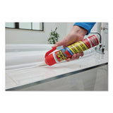 Flex Seal Products® Flex Caulk Hi-Performance Silicone Caulk, 6.5 oz Aerosol Can, Dries White, 4/Carton (FSGUS600WHT200) Case of 4