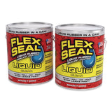 Flex Seal Products® Flex Seal Liquid Rubber Sealant Coating Liquid, 1 gal Can, Dries Clear, 2/Carton (FSGUS855CLR012) Case of 2