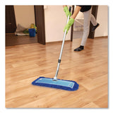 Gritt Commercial All-In-One 24" Microfiber Dust Mop Set with Telescopic Handle, 24 x 5, Blue, Microfiber Head, 72" Silver Aluminum Handle (GCEGRI17424T) 1 KT