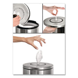 Gritt Commercial Stainless Steel Tabletop Wipes Dispenser, 10 x 10 x 11.75, Brushed Stainless Steel (GCEGRI510T) Each