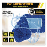 Gritt Commercial Microfiber Looped Dust Mop Pad Head, 24 x 5, Blue, 12/Carton (GCEGRI1822412PK) Case of 12
