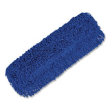 Gritt Commercial Microfiber Looped Dust Mop Pad Head, 24 x 5, Blue, 12/Carton (GCEGRI1822412PK) Case of 12