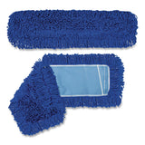 Gritt Commercial Microfiber Looped Dust Mop Pad Head, 36 x 5, Blue, 12/Carton (GCEGRI1823612PK) Case of 12
