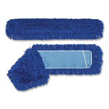 Gritt Commercial Microfiber Looped Dust Mop Pad Head, 48 x 5, Blue (GCEGRI18248) Each
