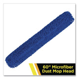 Gritt Commercial Microfiber Looped Dust Mop Pad Head, 60 x 5, Blue (GCEGRI18260) Each