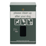 Furloo Wall-Mount Pet Waste Header Bag Dispenser, Green (GCEFLO13HDG) Each