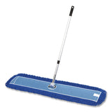 Gritt Commercial All-In-One Microfiber Dust Mop Set with Telescopic Handle, 60 x 5, Blue Microfiber Head, 40" to 72" Silver Aluminum Handle (GCEGRI17460T) 1 KT