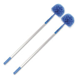 Gritt Commercial Cobweb/Corner Duster Brush with Telescopic Pole, 3 ft to 6 ft Handle, 2/Kit (GCEGRI1026F2PK) Each