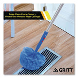 Gritt Commercial Cobweb/Corner Duster Brush with Telescopic Pole, 3 ft to 6 ft Handle, 2/Kit (GCEGRI1026F2PK) Each