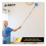 Gritt Commercial Cobweb/Corner Duster Brush with Telescopic Pole, 3 ft to 6 ft Handle, 3/Kit (GCEGRI1026F3PK) Each