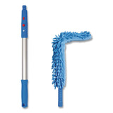 Gritt Commercial Flexible Wand Duster with Microfiber and Chenille Sleeve and 20" Pole (GCEGRI17520I) Each