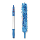 Gritt Commercial Flexible Wand Duster with Microfiber and Chenille Sleeve and 20" Pole (GCEGRI17520I) Each