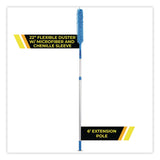 Gritt Commercial Flexible Wand Duster with Microfiber and Chenille Sleeve and 6 ft Telescopic Pole, 2/Kit (GCEGRI1756F2PK) Each