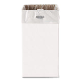Gritt Commercial 40 Gallon Corrugated Cardboard Trash Can and Recycling Container, White, 10/Carton (GCEGRI52040G10) Case of 10