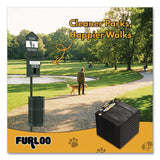 Furloo Pet Waste Station Header Heavy-Duty Leak-Resistant Dog Waste Refill Bags, Open-Face, 8.5" x 13.4", Black, 1000 Bags/Carton (GCEFLO2110) Case of 1000
