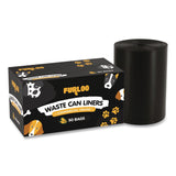 Furloo 13-Gallon Heavy Duty Dog Waste Station Can Liners, Open-Face, 13 gal, 26" x 33", Black, 50 Bags (GCEFLO22) Each