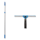 Gritt Commercial Pro Window Washing Kit with Swivel Squeegee and 6 ft Telescopic Pole, 14" Wide Blade (GCEGRI1306F14) Each