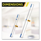 Gritt Commercial Pro Window Washing Kit with Swivel Squeegee and 6 ft Telescopic Pole, 18" Wide Blade (GCEGRI1306F18) Each