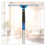 Gritt Commercial Pro Window Washing Kit with Swivel Window Squeegee and 20" Pole, 14" Wide Blade, 3/Kit (GCEGRI1313PK) Each