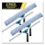 Gritt Commercial Swivel Window Washing Kit with Squeegee and Washer, 18" Wide, 2/Kit (GCEGRI136182PK) Each