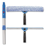 Gritt Commercial Pro Window Washing Kit with Squeegee, Washer and 6 ft Telescopic Pole, 18" Wide Blade, 3/Kit (GCEGRI1376F183P) Each