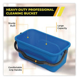 Gritt Commercial Pro Window Cleaning Kit with 14" Squeegee, 14" Washer, 20" Pole and 3 Gallon Heavy-Duty Bucket, 3/Kit (GCEGRI138B3PK) Each