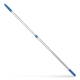 Gritt Commercial 6 ft Telescopic Aluminum Extension Pole with Click/Lock Adapter Cone, 3.5 ft to 6 ft, Blue/Silver, 12/Carton (GCEGRI1066F12PK) Case of 12