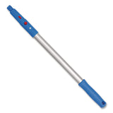 Gritt Commercial 20" Aluminum Pole with Click/Lock Adapter Cone, Blue/Silver, 3/Pack (GCEGRI1073PK) Each