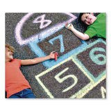 Crayola® Washable Sidewalk Chalk, 4.25" x 0.75 Diameter, Assorted Colors, 16 Sticks/Box (CYO512016) Box of 2