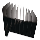 Huron Steel Vertical File Organizer, Inclined, 8 Sections, Letter Size Files, 9.75 x 11 x 10, Black (CTXHASZ0156) Each