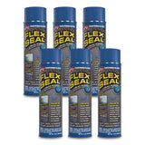 Flex Seal Products® Flex Seal Liquid Rubber Sealant Coating Aerosol, 14 oz Aerosol Can, Dries Blue, 6/Carton (FSGFSBLUR20) Case of 6