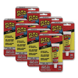 Flex Seal Products® Crystal Clear All-Purpose Glue, 0.6 oz, Dries Clear, 8/Carton (FSGGFSCLRMINI8) Case of 8
