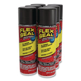 Flex Seal Products® Flex Seal Liquid Rubber Sealant Coating Aerosol, 14 oz Aerosol Can, Dries Black, 6/Carton (FSGFSR20) Case of 6