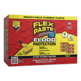 Flex Seal Products® Flex Paste Flood Protection Paste, (6) 8.7 oz Sleeves with Tray/Pack, Dries Yellow, 2 Packs/Carton (FSGRPSYELR64) Case of 2