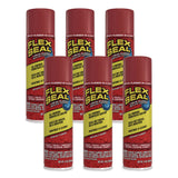 Flex Seal Products® Flex Seal Liquid Rubber Sealant Coating Aerosol, 14 oz Aerosol Can, Dries Red, 6/Carton (FSGFSREDR20) Case of 6