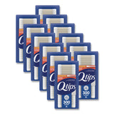 Q-tips® Cotton Swabs, Antibacterial, 300/Pack, 12/Carton (EDA17900CT) Case of 12