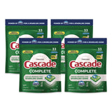 Cascade® Complete ActionPacs, Fresh Scent, 17.6 oz Bag, 33 Pacs/Bag, 4 Bags/Carton (PGC21697) Case of 4