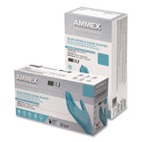 AMMEX® Professional Nitrile Exam Gloves, Powder-Free, X-Small, 3 mil Thick, 9.5" Long, Light Blue, 100/Box (AXCAPFN40100) Box of 100