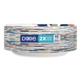 Dixie® Paper Plates with Soak-Proof Shield, 10" dia, Multicolor, 86/Pack (DXE15740) Pack of 86