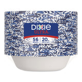 Dixie® Ultra® Paper Bowls, 20 oz, Blue/Black/White, 56/Pack (DXE15810) Pack of 56