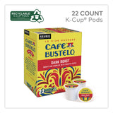 Café Bustelo Cafe Bustelo Dark Roast Coffee K-Cup, 22/Box (GMT5000389574) Box of 22