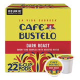 Café Bustelo Cafe Bustelo Dark Roast Coffee K-Cup, 22/Box (GMT5000389574) Box of 22