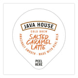 Java House® Amazingly Smooth Salted Carmel Latte Cold Brew Coffee Pod, 12/Box (JVHHFP01824) Box of 12