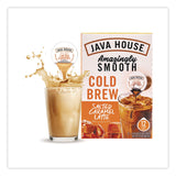 Java House® Amazingly Smooth Salted Carmel Latte Cold Brew Coffee Pod, 12/Box (JVHHFP01824) Box of 12