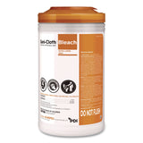 PDI® Sani-Cloth with Bleach Disinfecting Wipes, 7.5 x 15, Unscented, White, 65 Wipes/Canister, 6 Canisters/Carton (PDIP25784CT) Case of 390